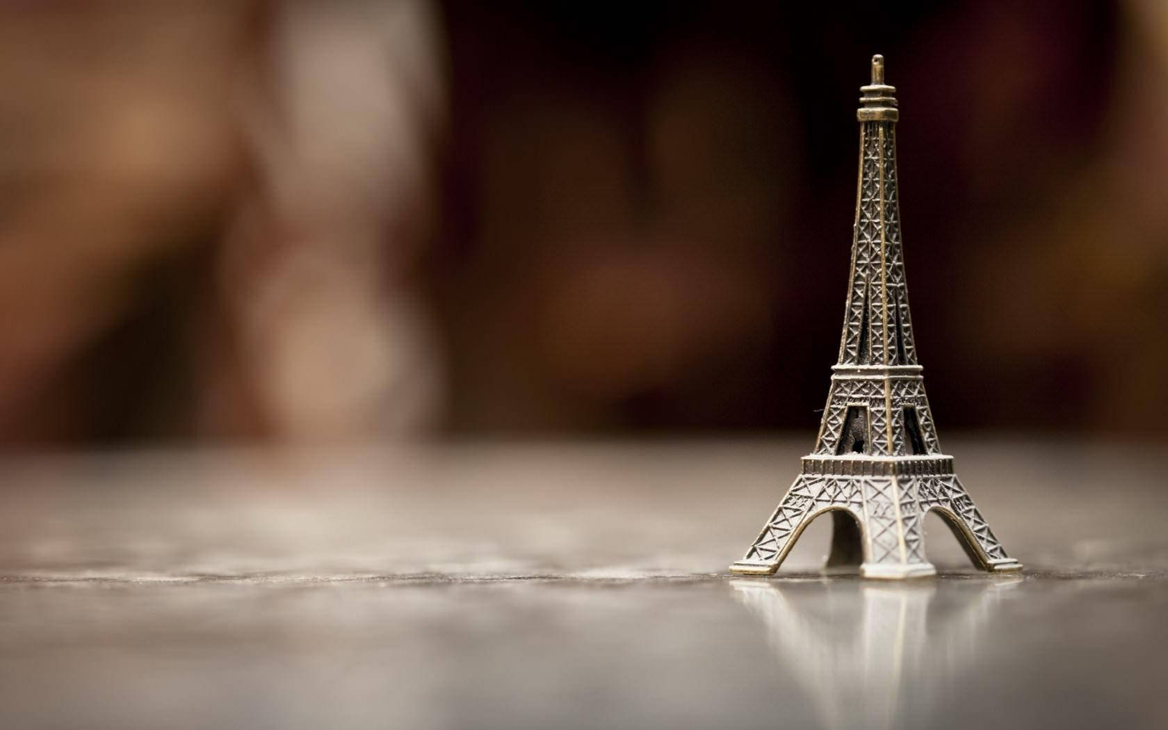 Eiffel Tower Toy Statue Wallpaper