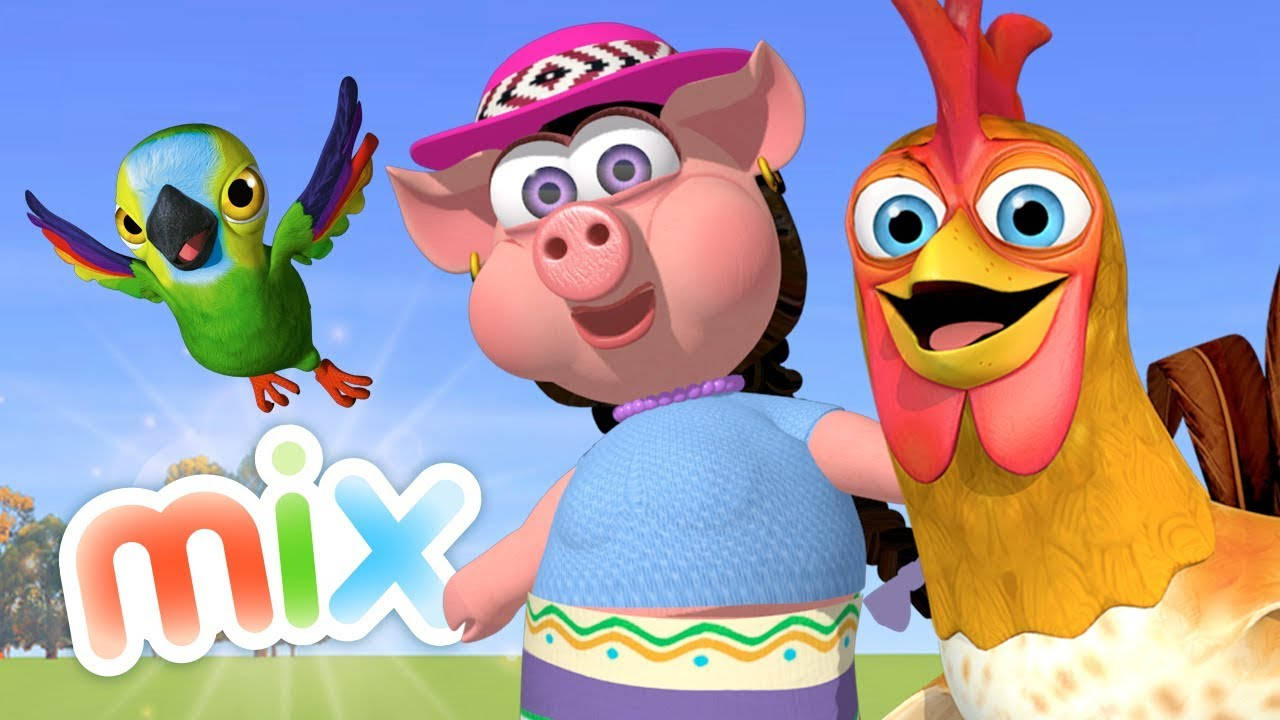 El Reino Infantil Pig Chicken Bird Wallpaper