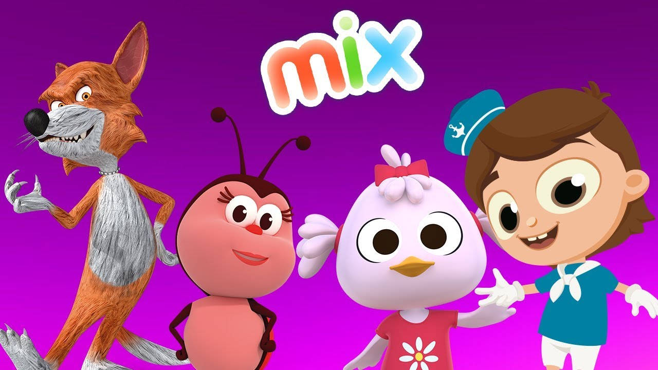 El Reino Infantil Purple Characters Wallpaper