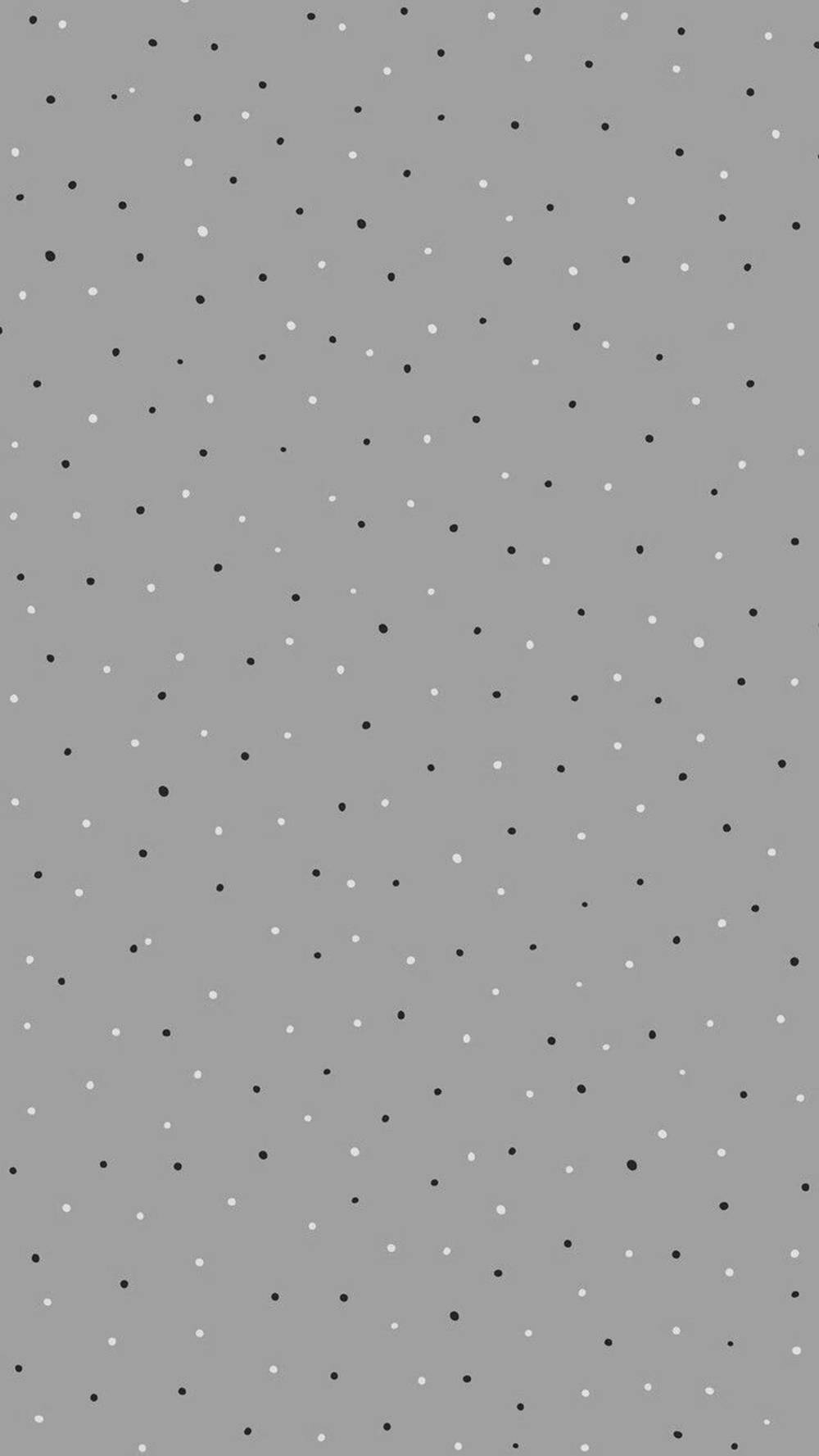 Elegant Grey Iphone With Sleek Polka Dot Pattern Wallpaper