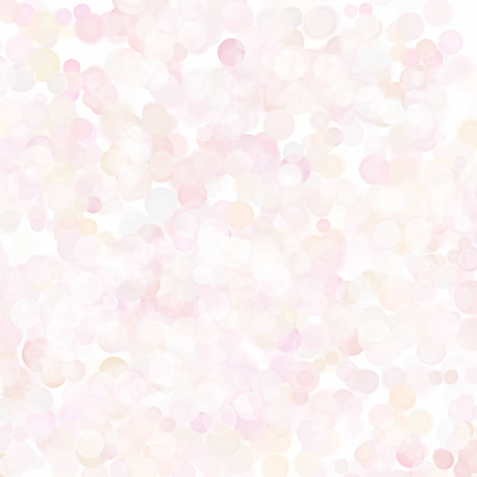 Elegant Pink And White Circular Patterned Background Wallpaper