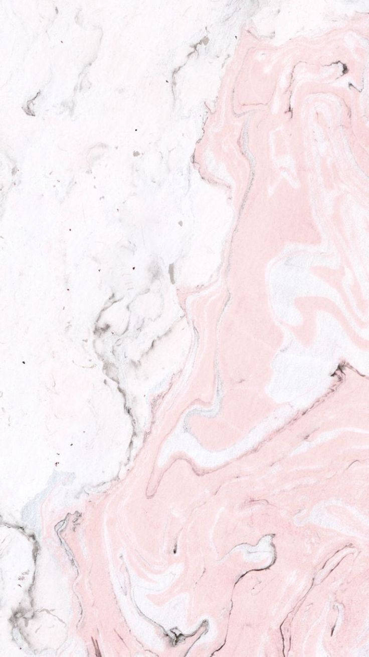 Elegant Pink Marble Texture With Grey Specks Wallpaper