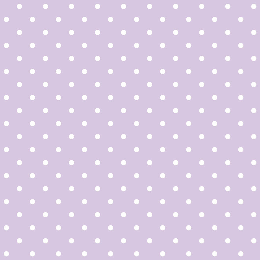 Elegant Purple And White Polka Dot Pattern Wallpaper