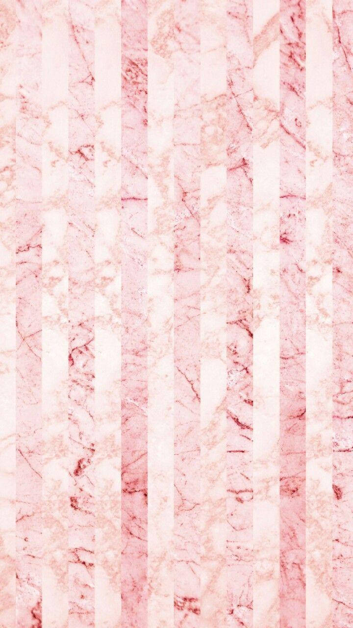 Elegant Stripes Of Pink Marble Wallpaper