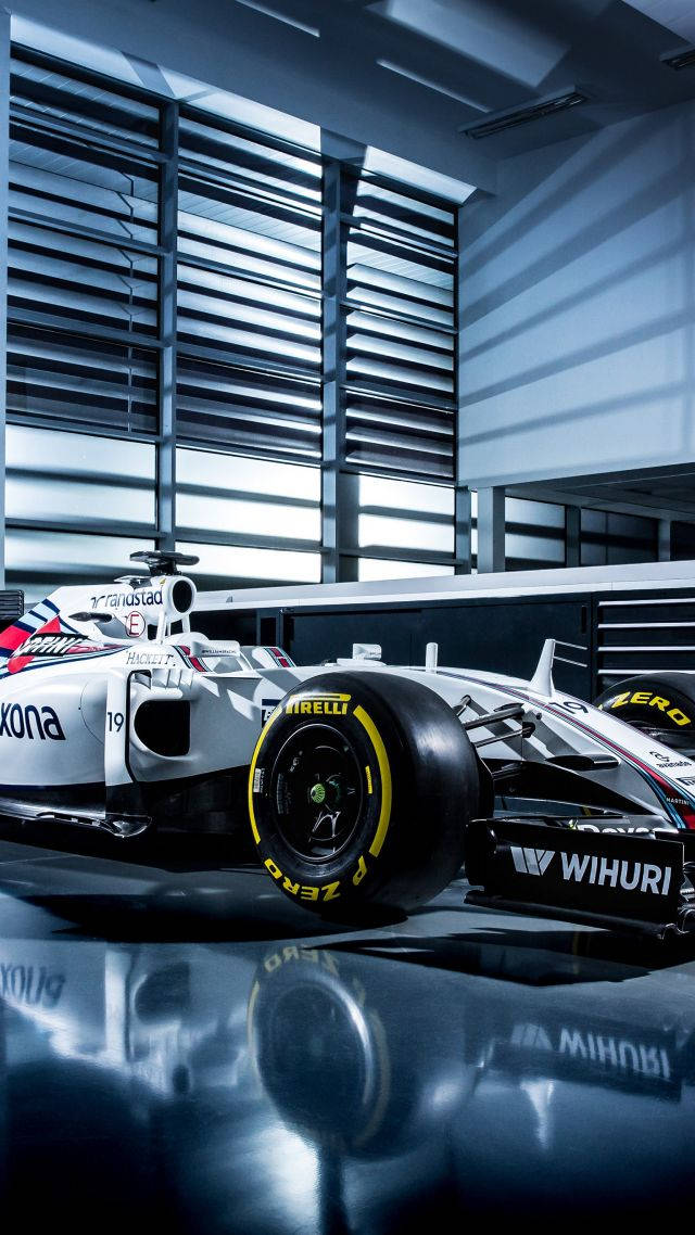 Elegant Williams Car Parked Indoors Wallpaper