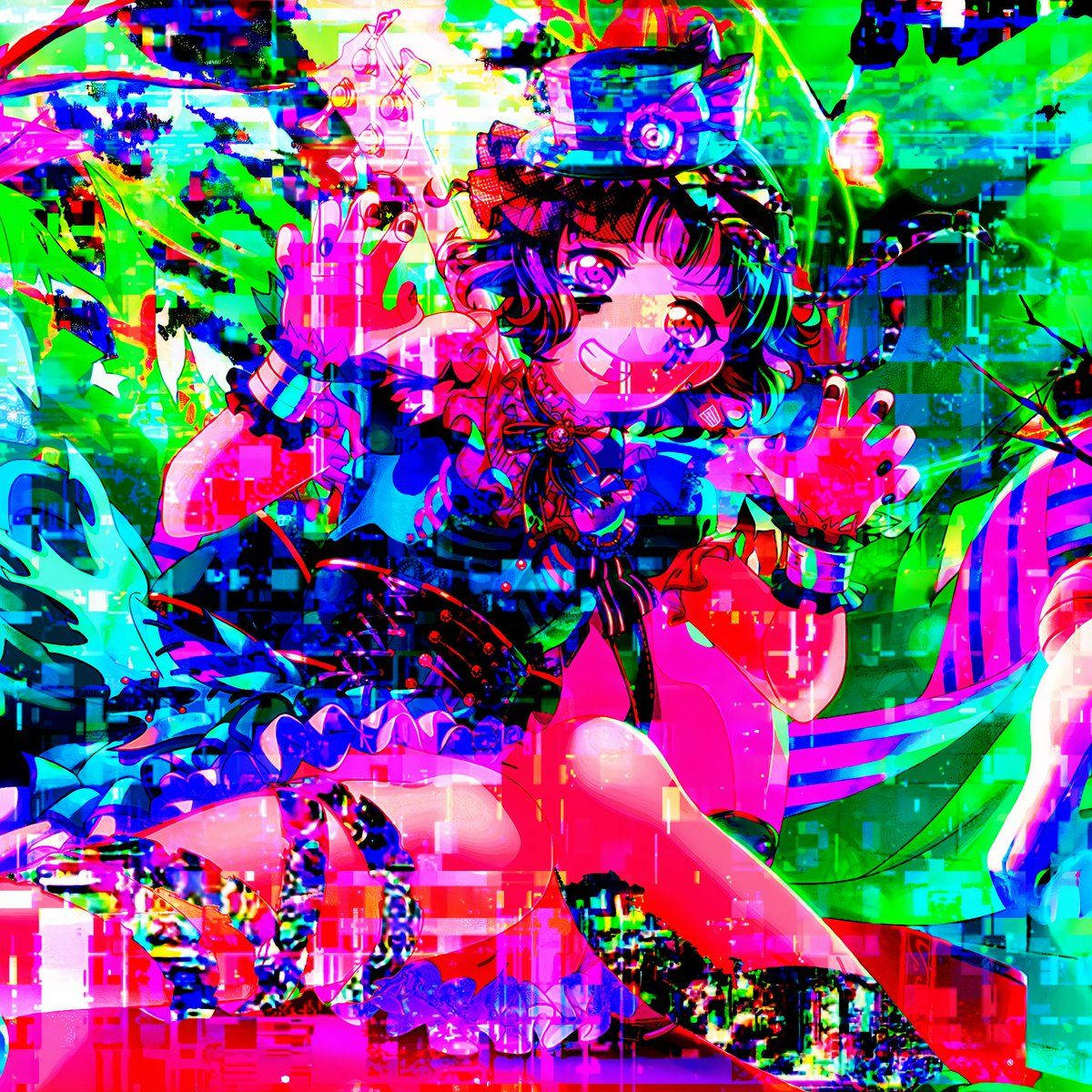 Embrace The Glitchcore Vibe Wallpaper