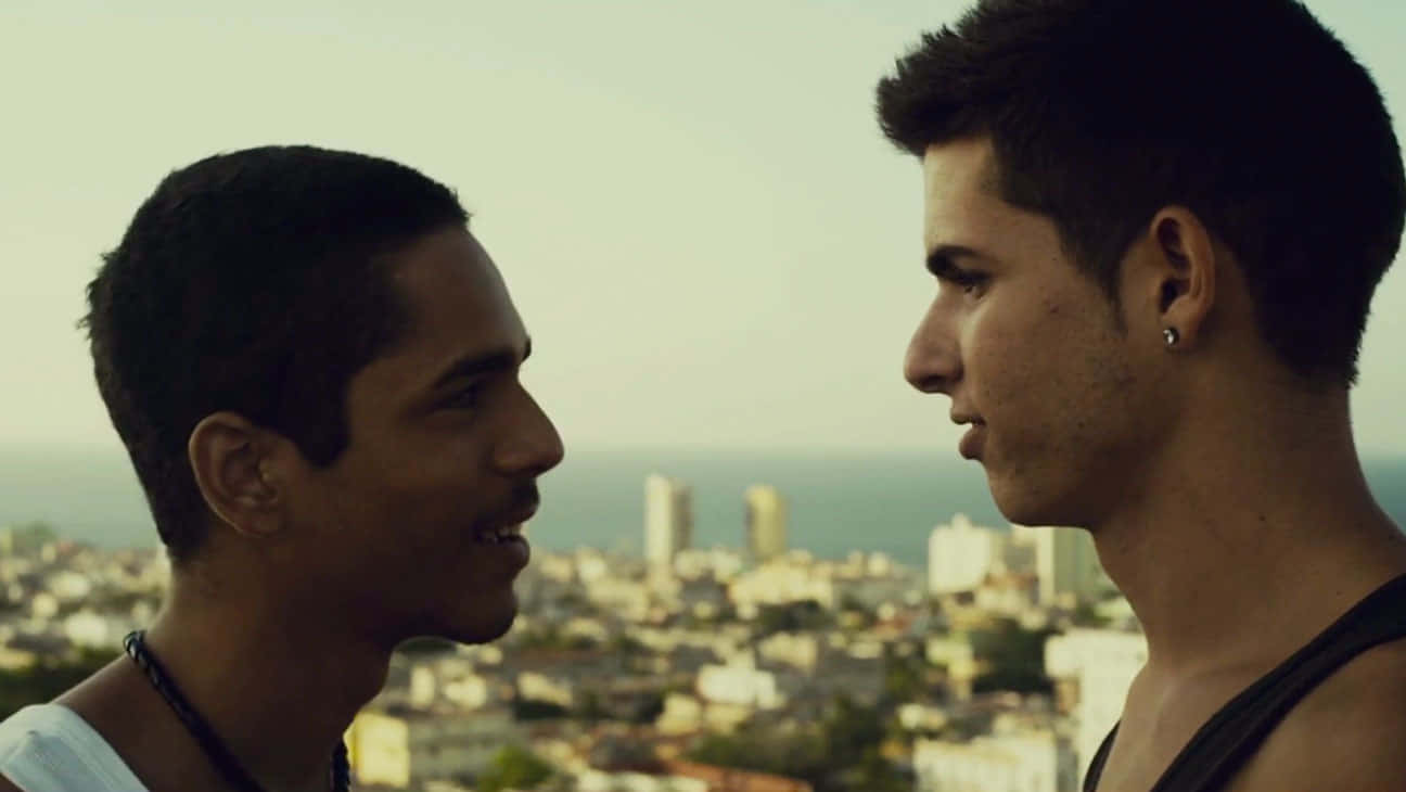 Embracing Diversity In Film - Gay Latino Movie Scene Wallpaper