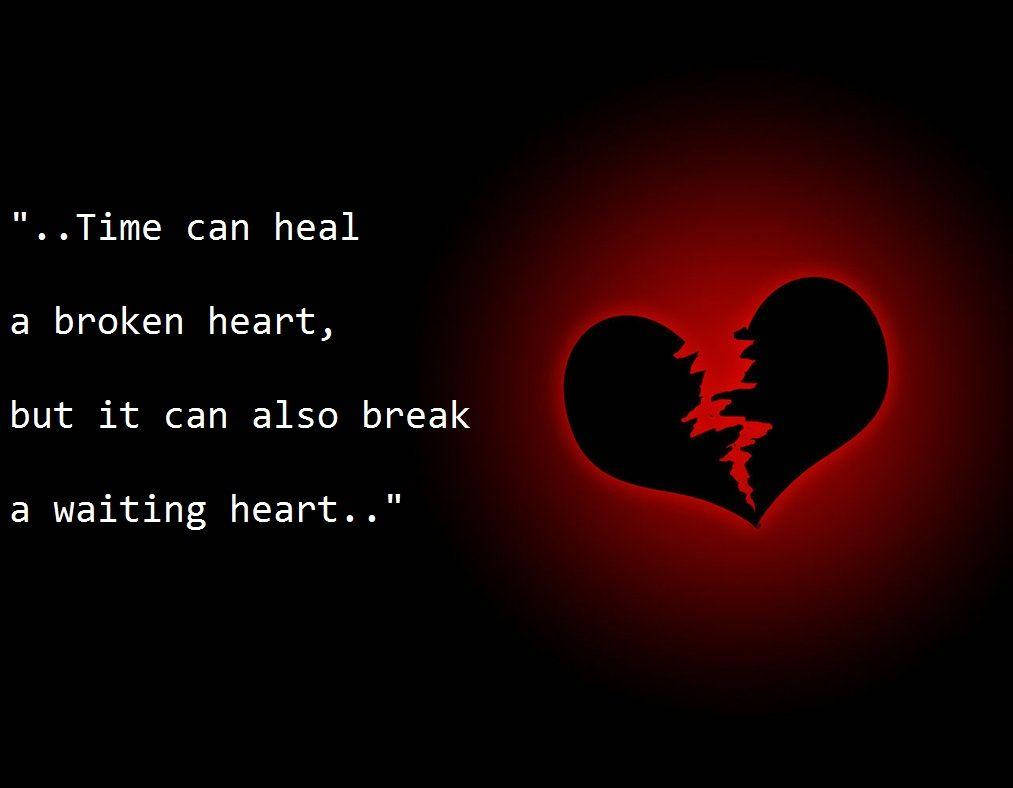 Emotional Break-up Time Quote Wallpaper