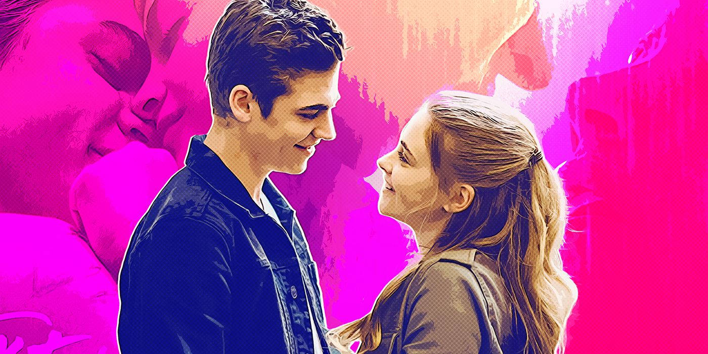 Emotional Moment Between Tessa And Hardin In After Wallpaper