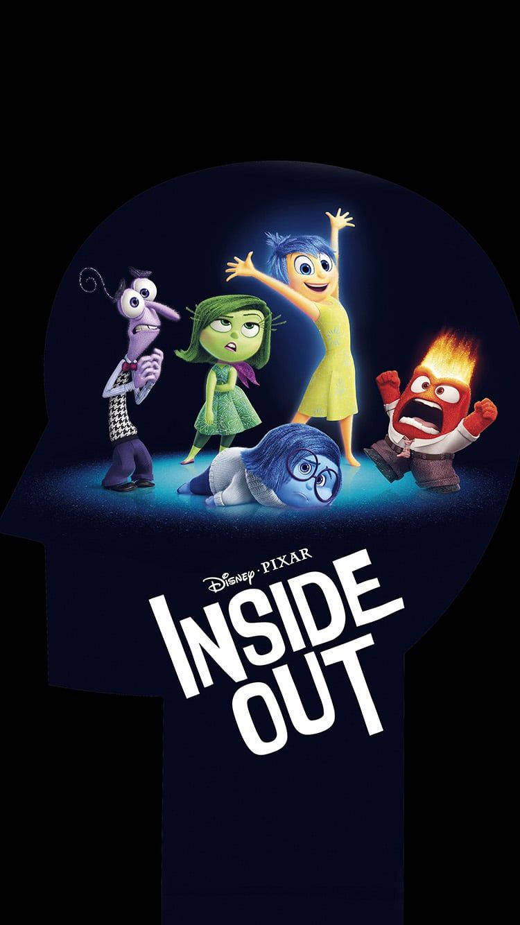 Emotions Joy, Fear, And Sadness From The Movie Inside Out Wallpaper