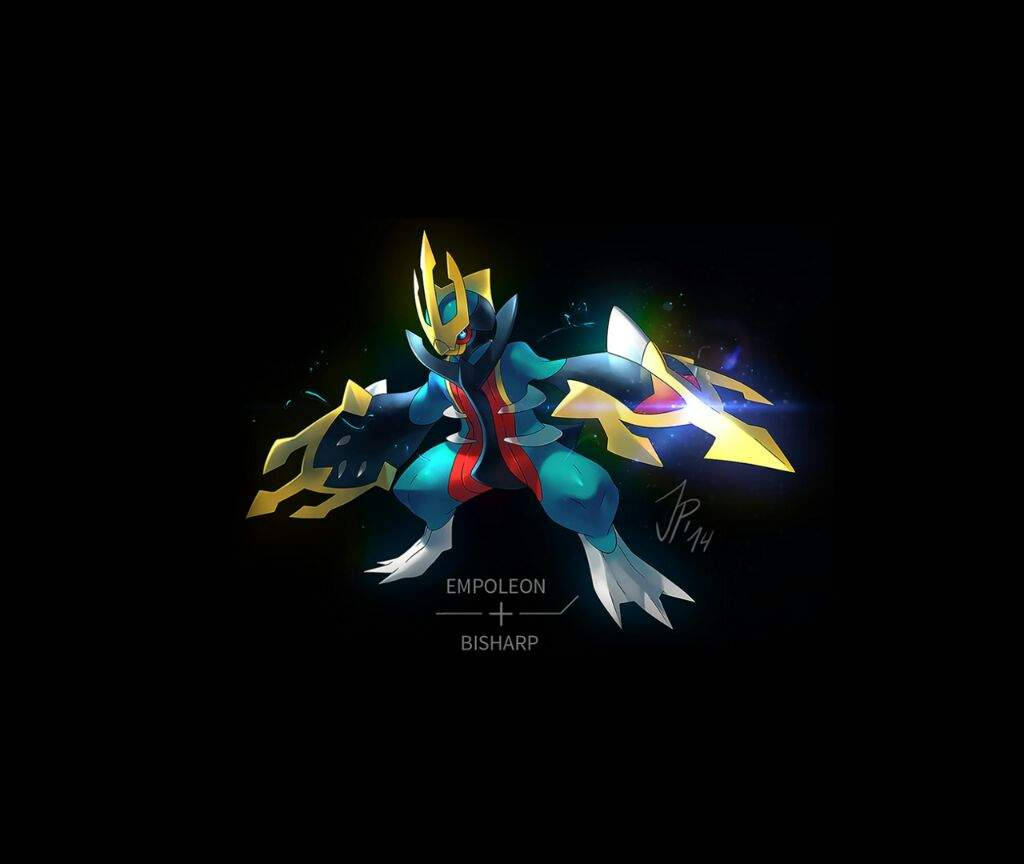 Empoleon Bisharp Pokemon Combination Wallpaper