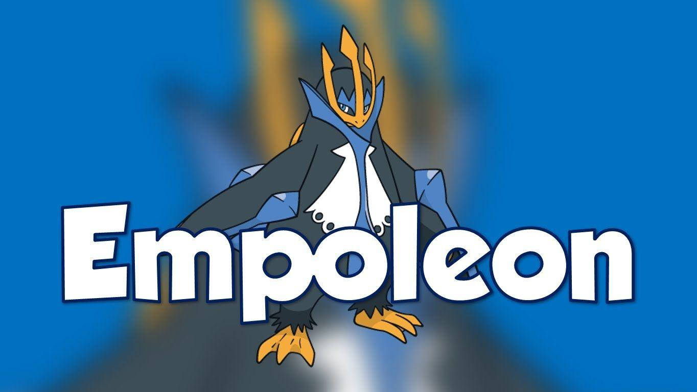 Empoleon Name And Art Wallpaper