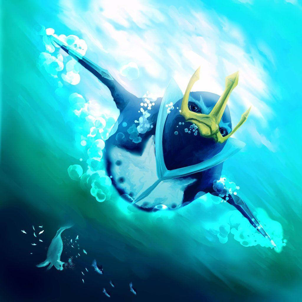 Empoleon Swimming Wallpaper