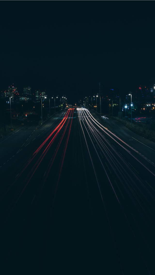 Empty Highway Iphone Dark Wallpaper