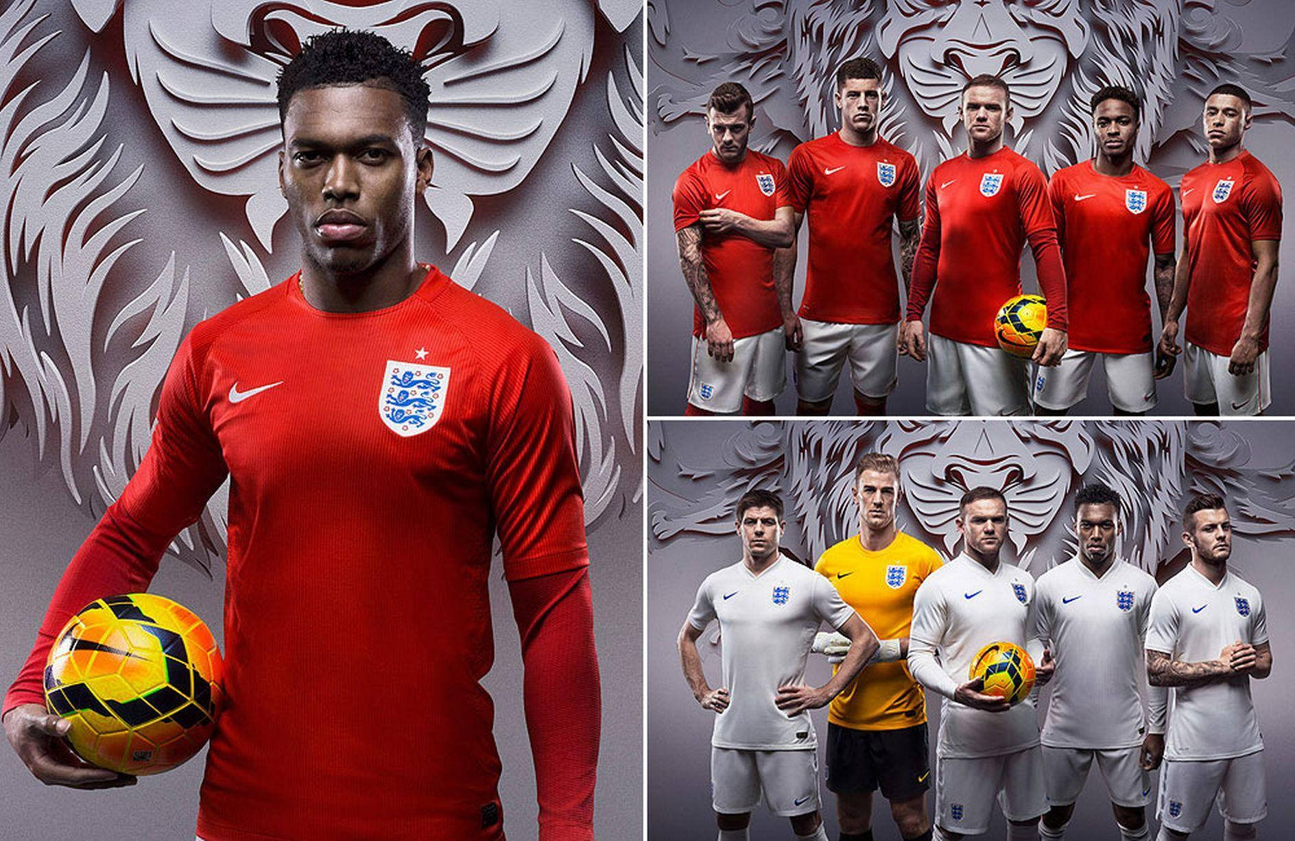 England Football Player Shots Wallpaper