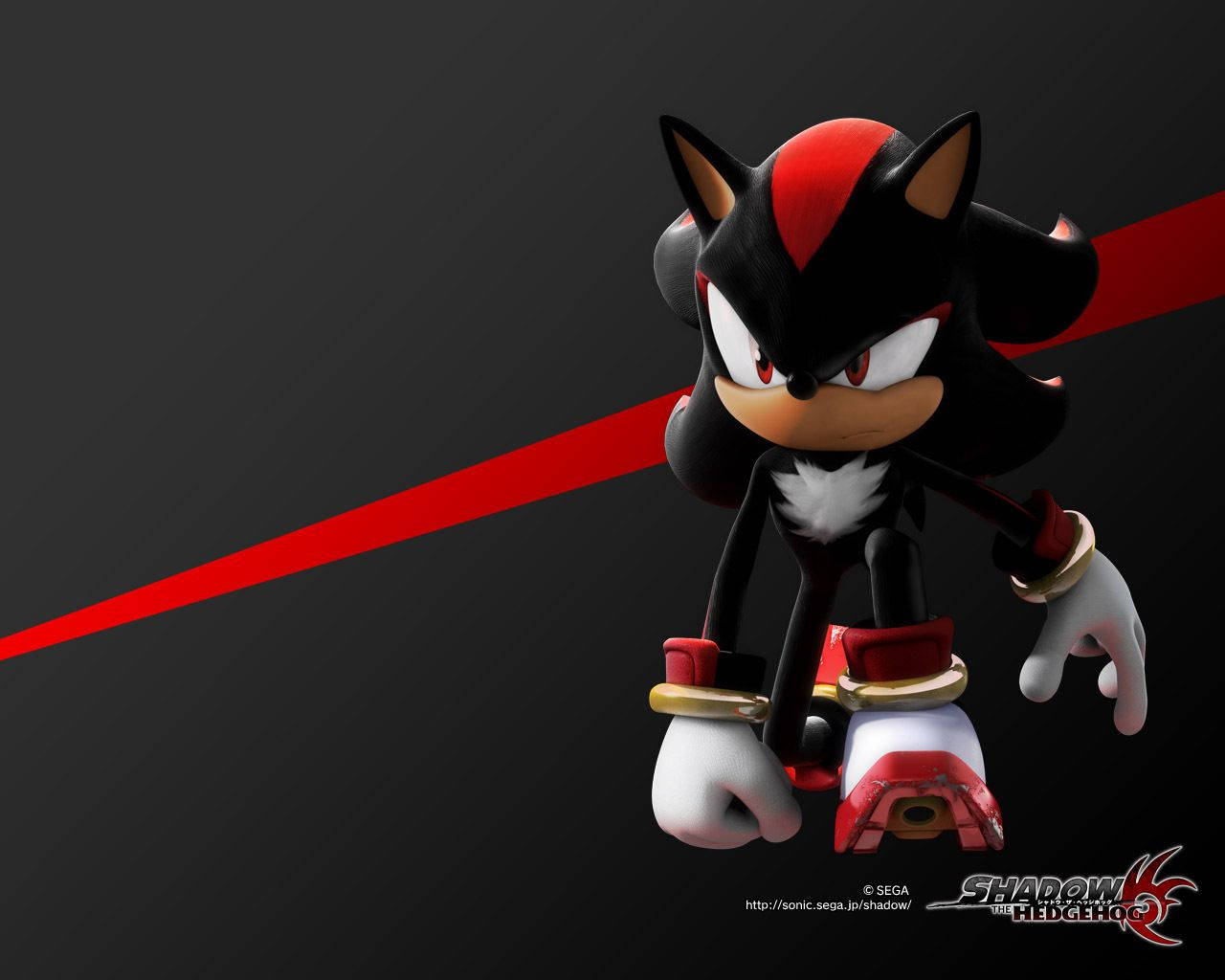 Enigmatic Elegance Of Shadow The Hedgehog Pfp - A 3d Digital Artwork Wallpaper