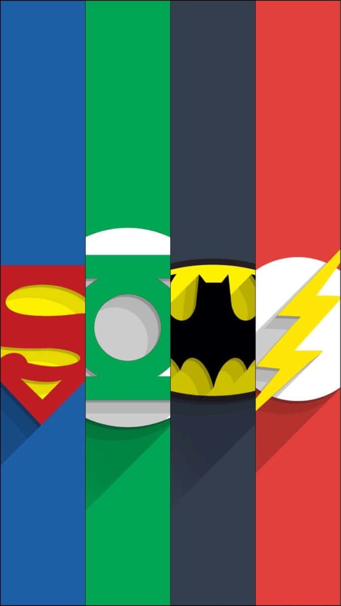 Enjoy Comic Series Fun With Marvel And Dc Iphone Wallpaper