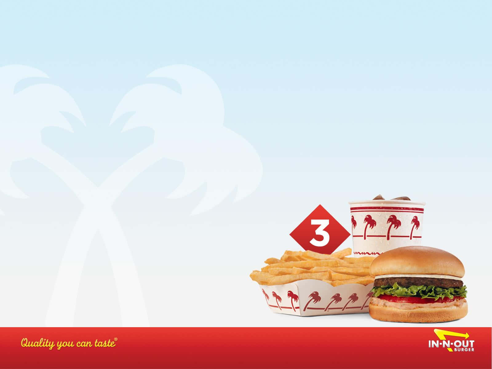 Enjoy Delicious Burgers With In N Out Wallpaper