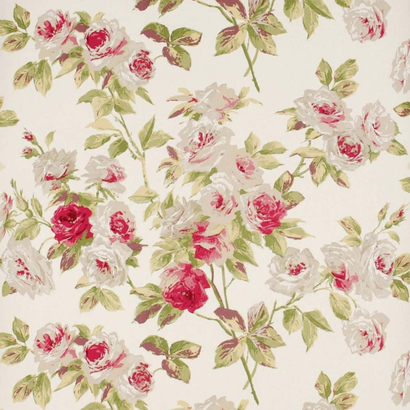 Enjoy The Beauty Of A Timeless Vintage Flower. Wallpaper