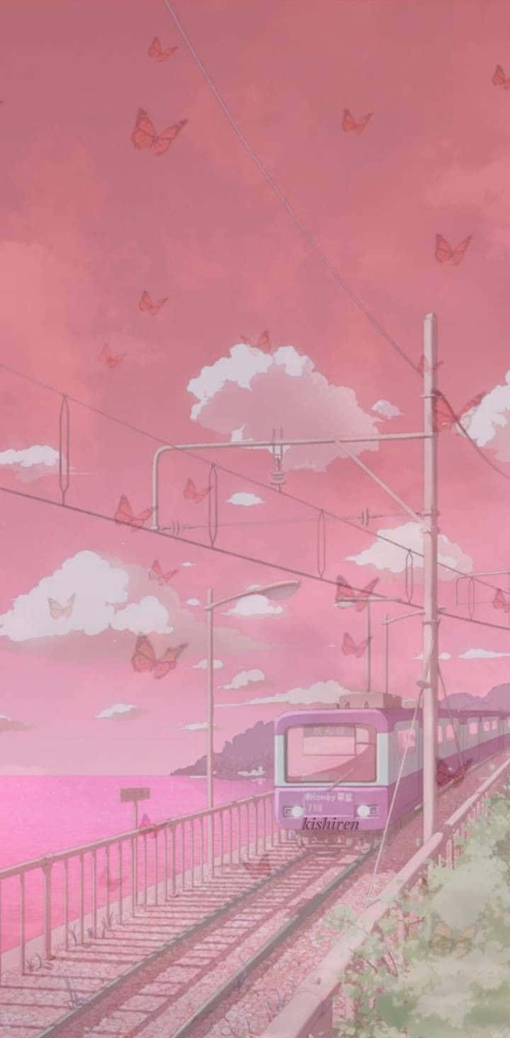 Enjoy The Dreamy Pastel Pink Aesthetic Wallpaper