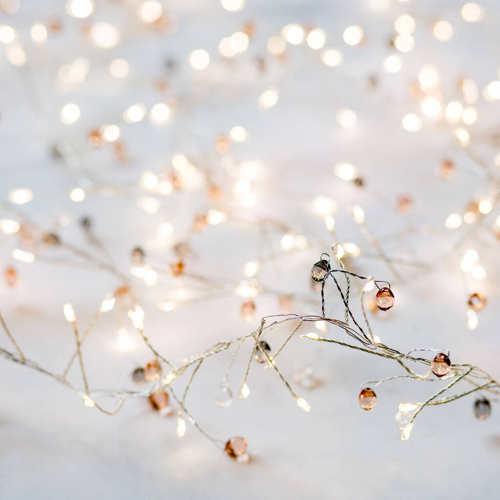 Enjoy The Magic Of Fairy Lights Aesthetics Wallpaper