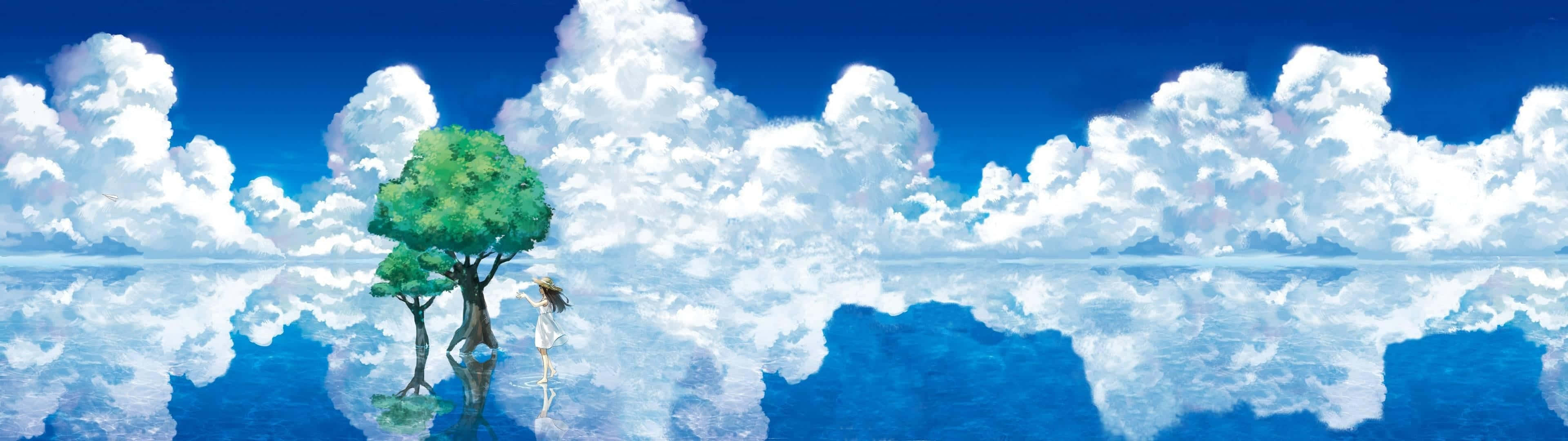 Enjoy This Gorgeous 3840 X 1080 Anime Hd Wallpapers Wallpaper