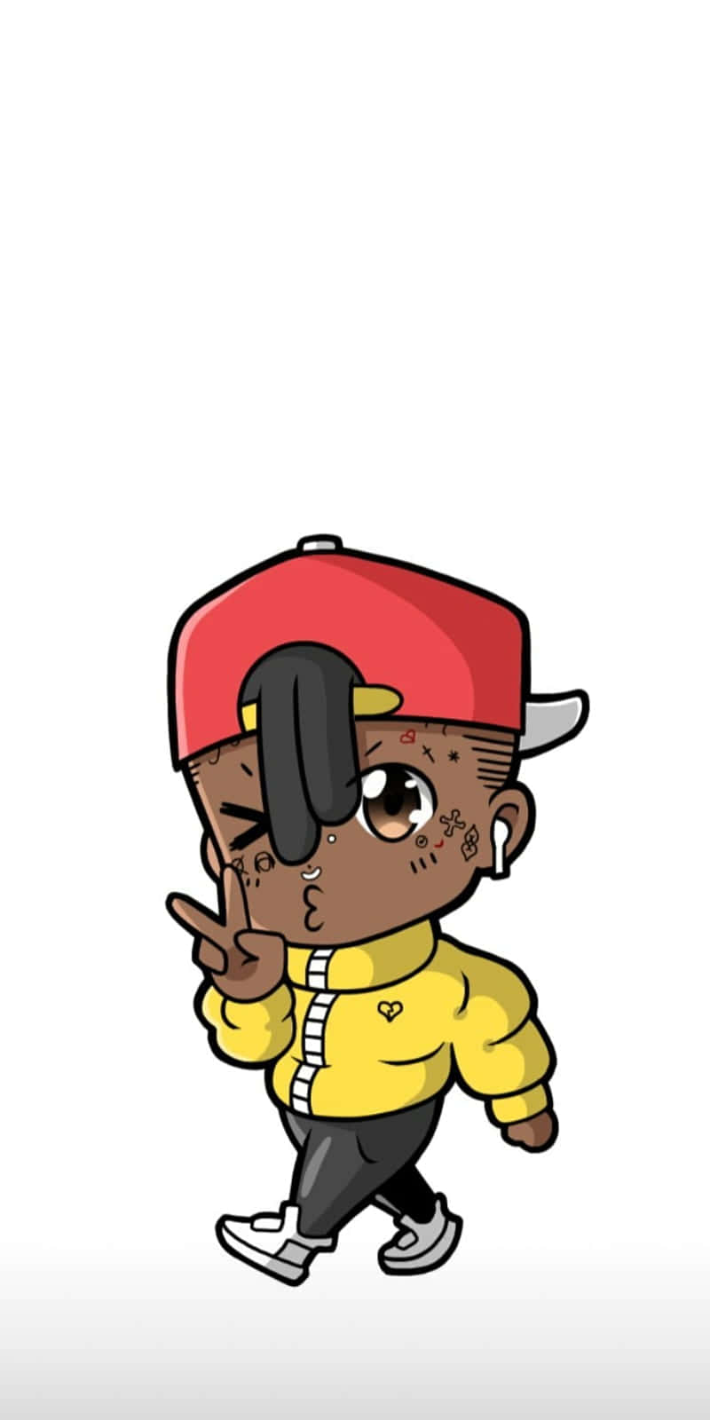 Enjoying The Day - Lil Baby Cartoon Wallpaper