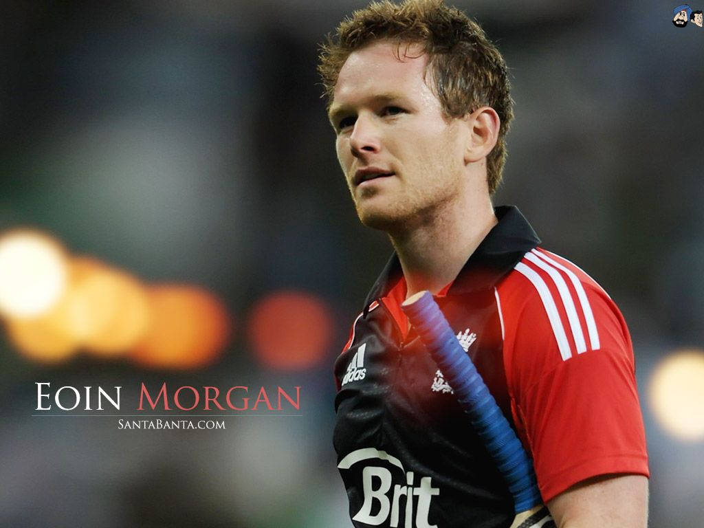 Eoin Morgan With Name Wallpaper