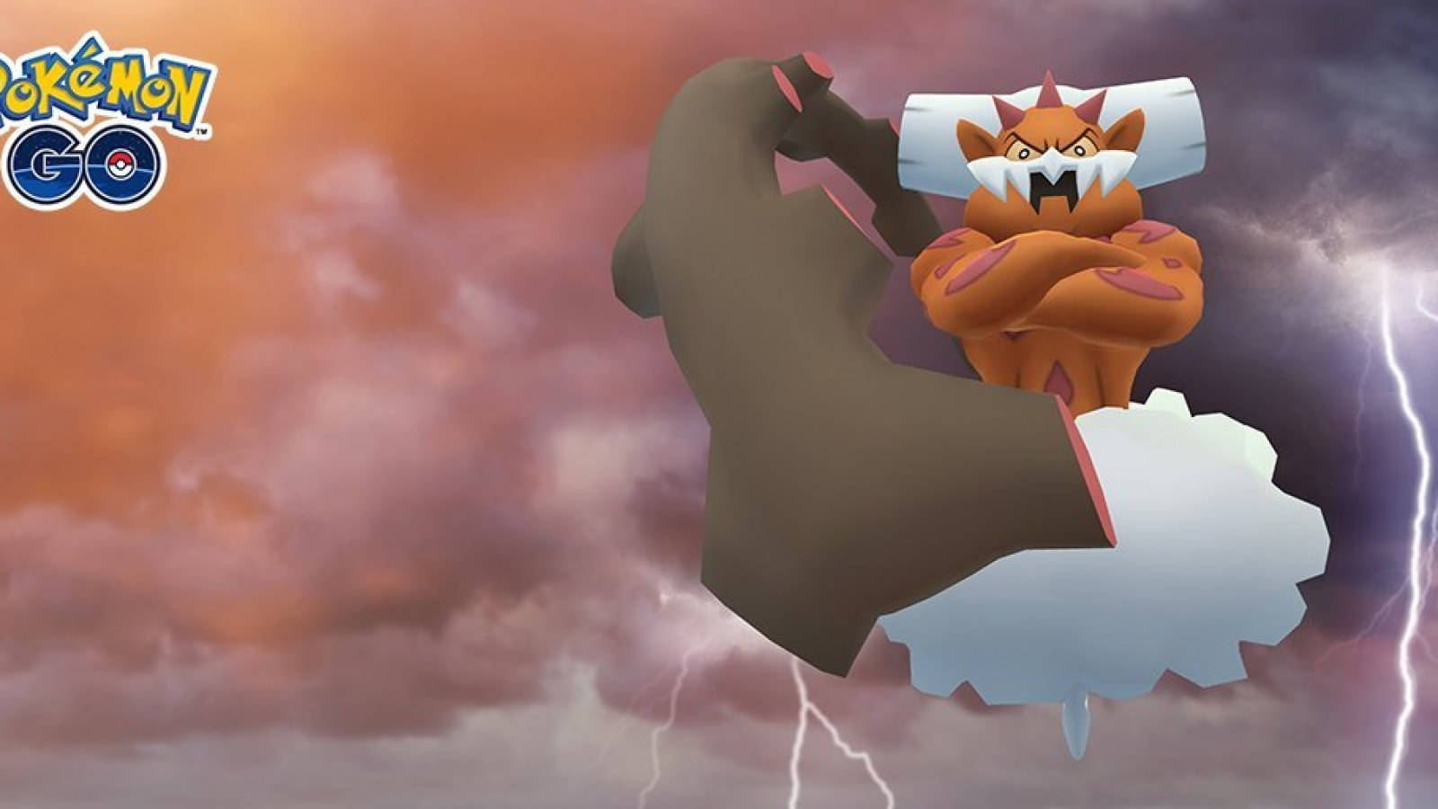 Epic Display Of Landorus In Pokemon Go Wallpaper