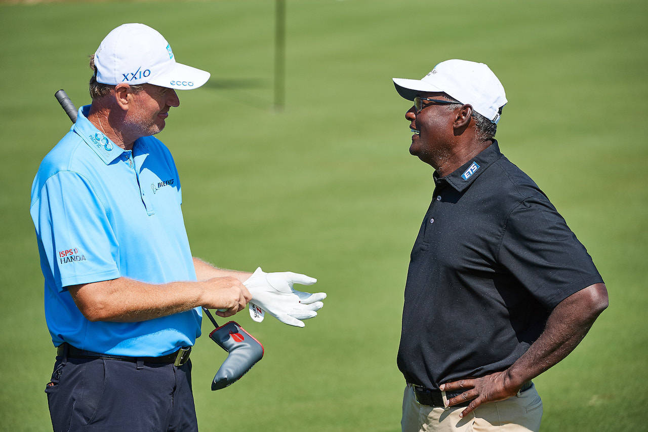 Ernie Els And Vijay Singh Wallpaper