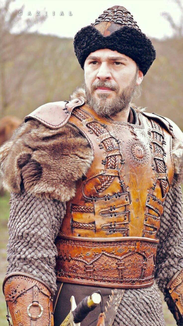 Ertugrul Gazi - A Noble Warrior In Armour Wallpaper