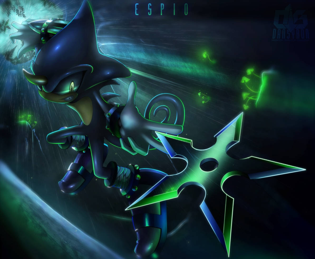 Espio The Chameleon Star Blade Wallpaper