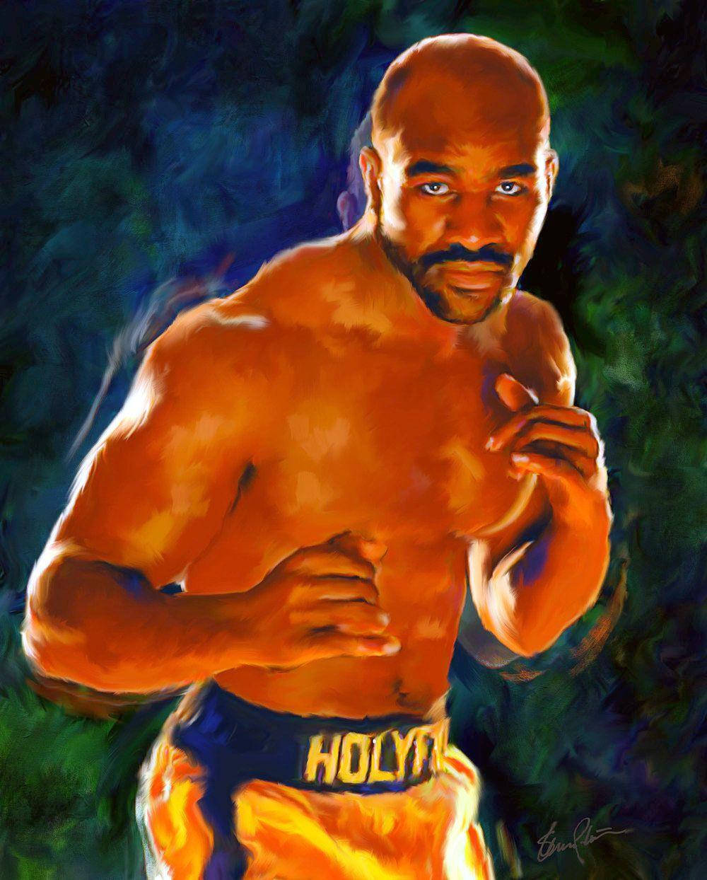 Evander Holyfield Portrait Wallpaper