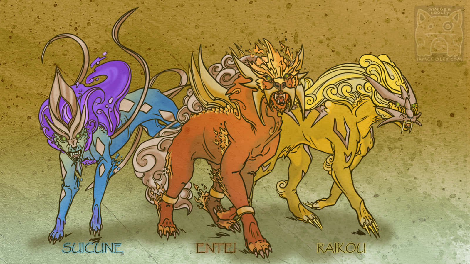 Every Legendary Pokemon Canine Wallpaper