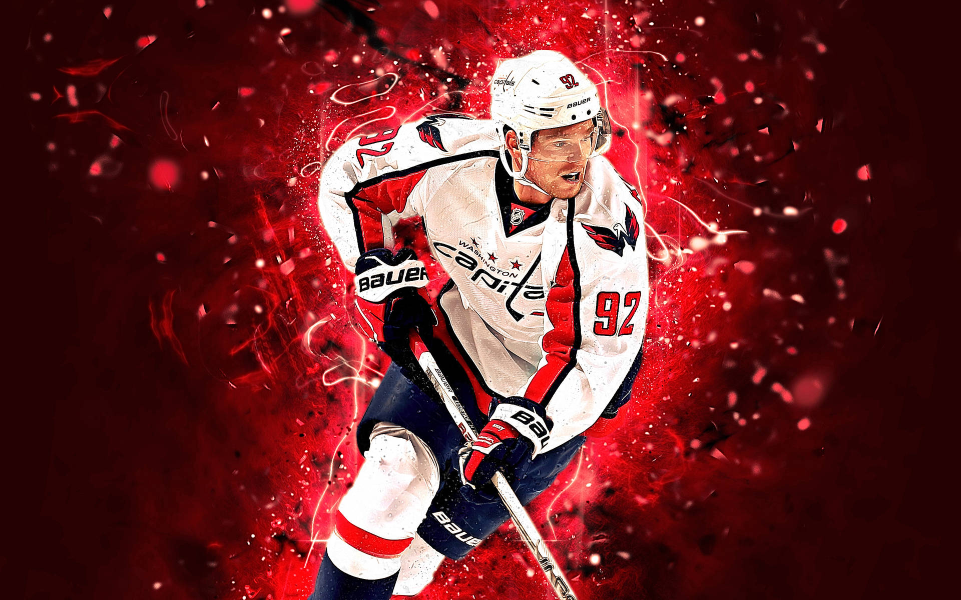 Evgeny Kuznetsov Ice Hockey Player Wallpaper