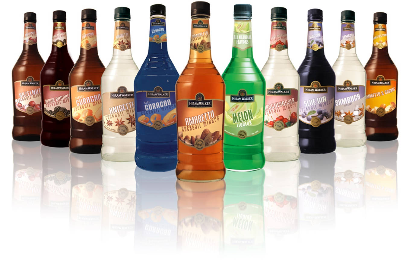 Exceptional Collection Of Hiram Walker Cocktail Mixers Wallpaper