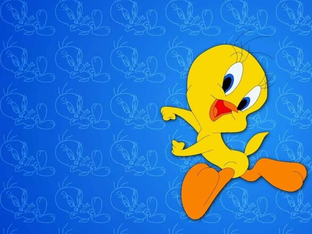 Excited Tweety Bird Wallpaper