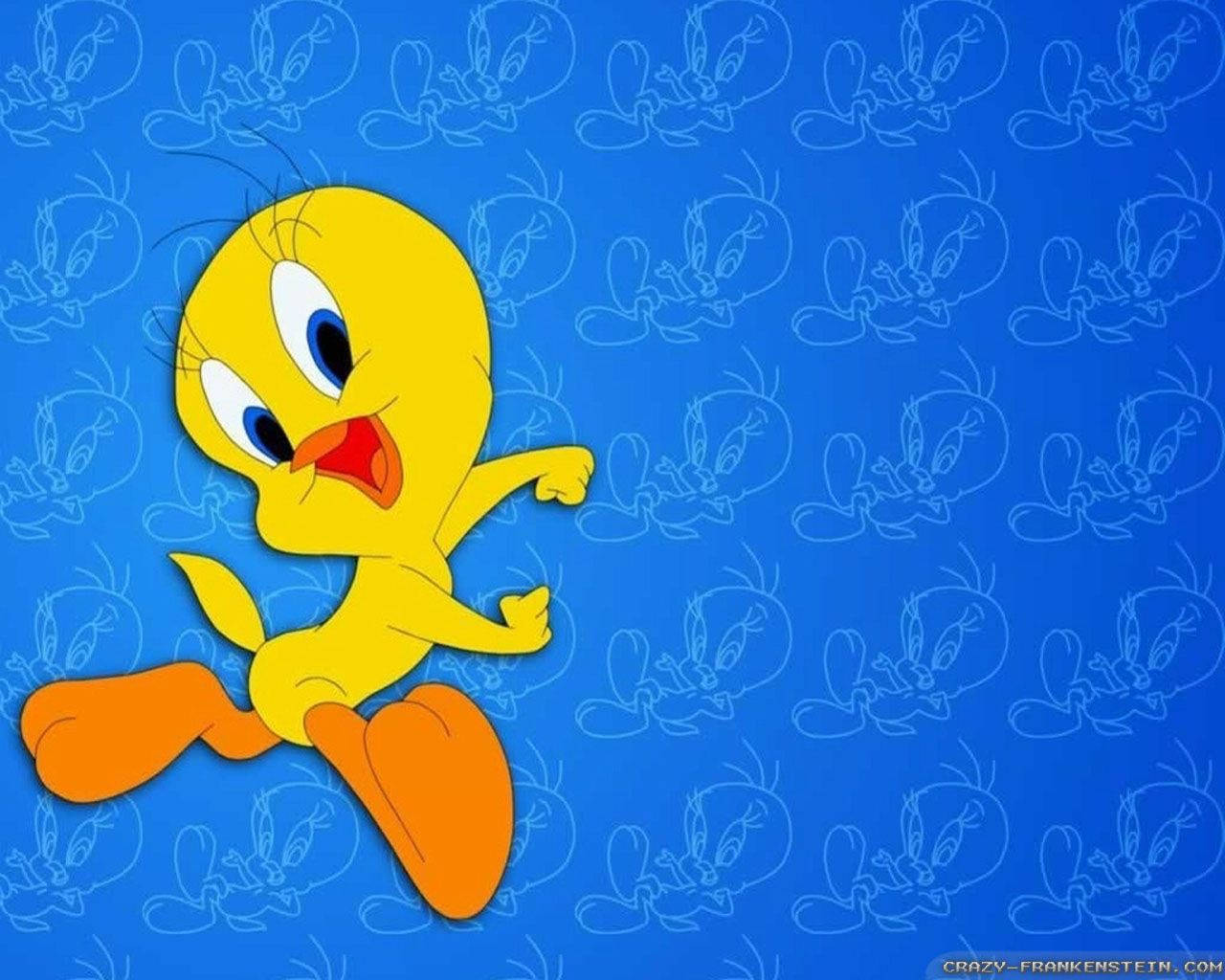 Excited Tweety Bird Wallpaper