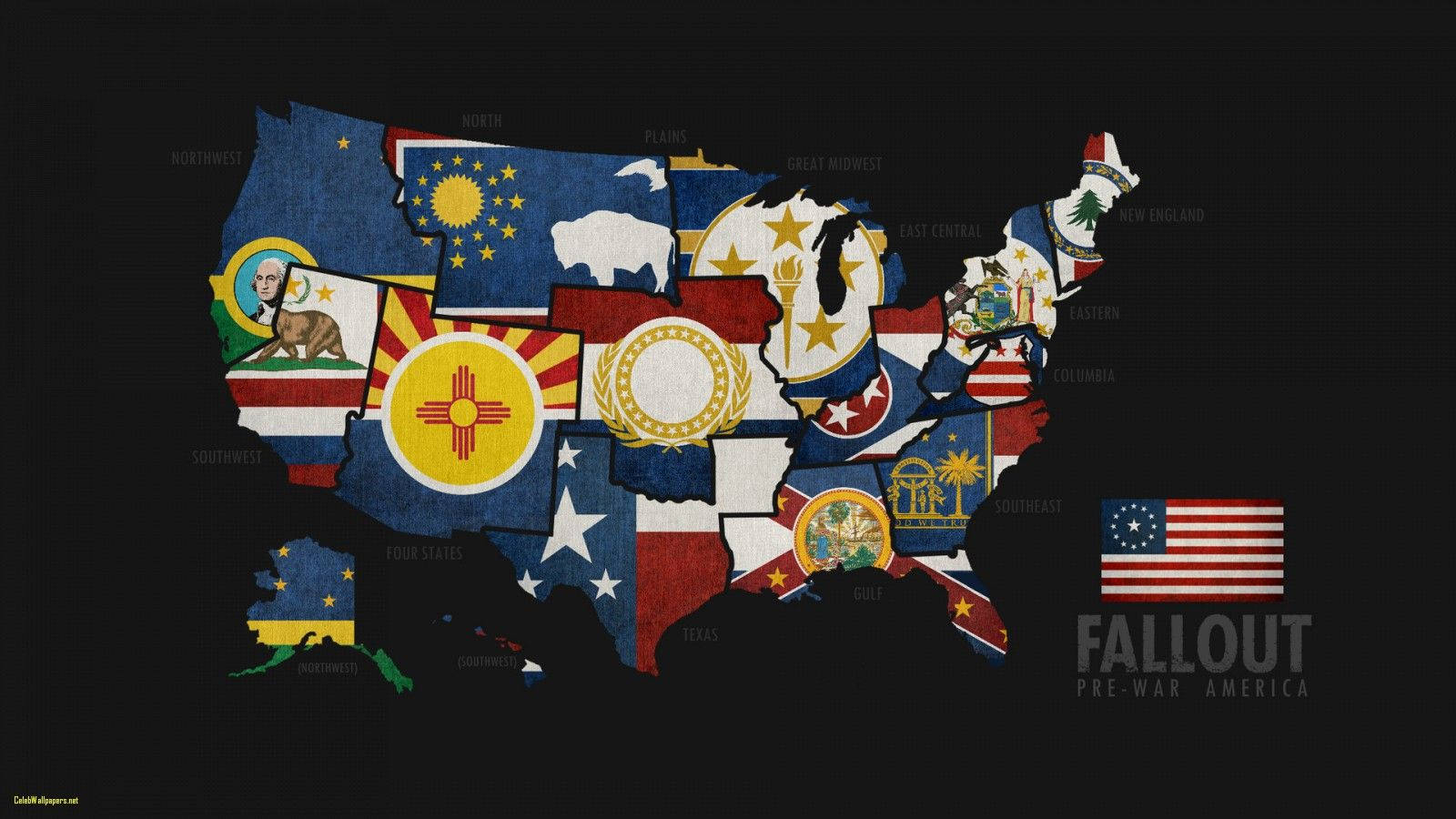 Experience Fallout Like Never Before - Explore Pre-war America Wallpaper