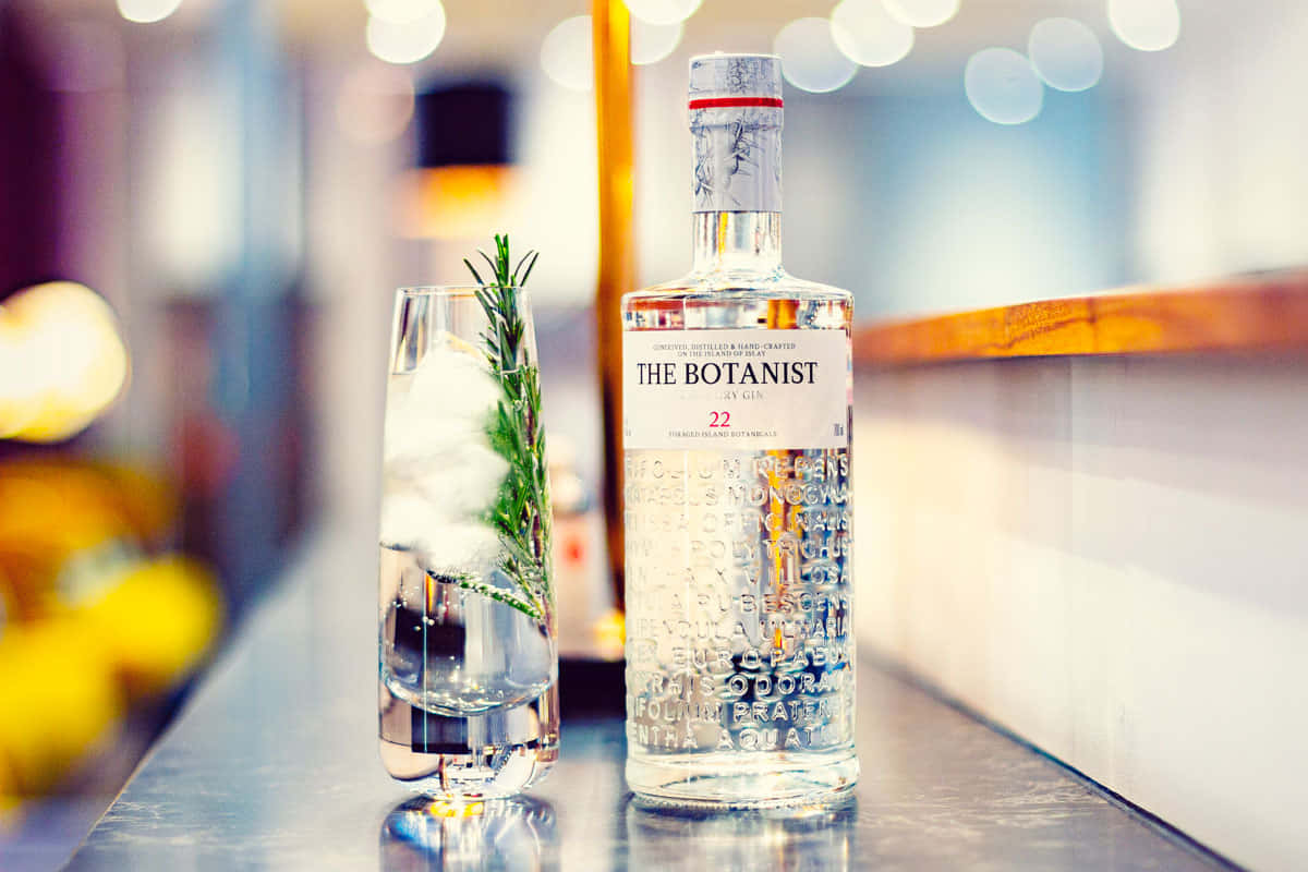 Experience The Lush Taste Of The Botanist Islay Dry Gin Wallpaper