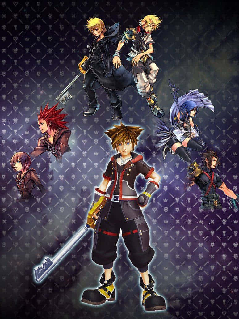 Experience The Magic Of Kingdom Hearts On Your Phone Wallpaper