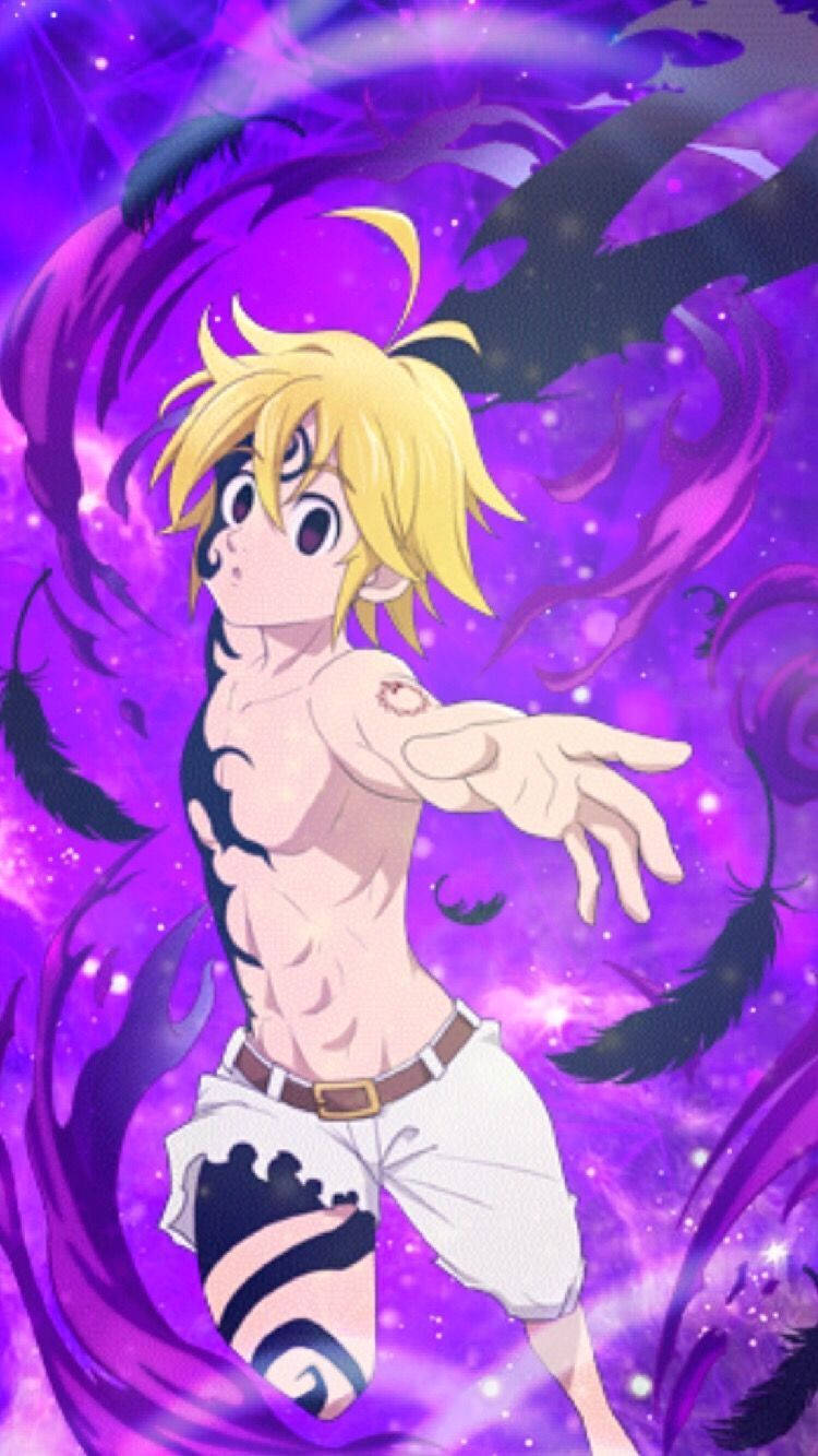 Experience The Power Of Meliodas' Assault Mode Wallpaper