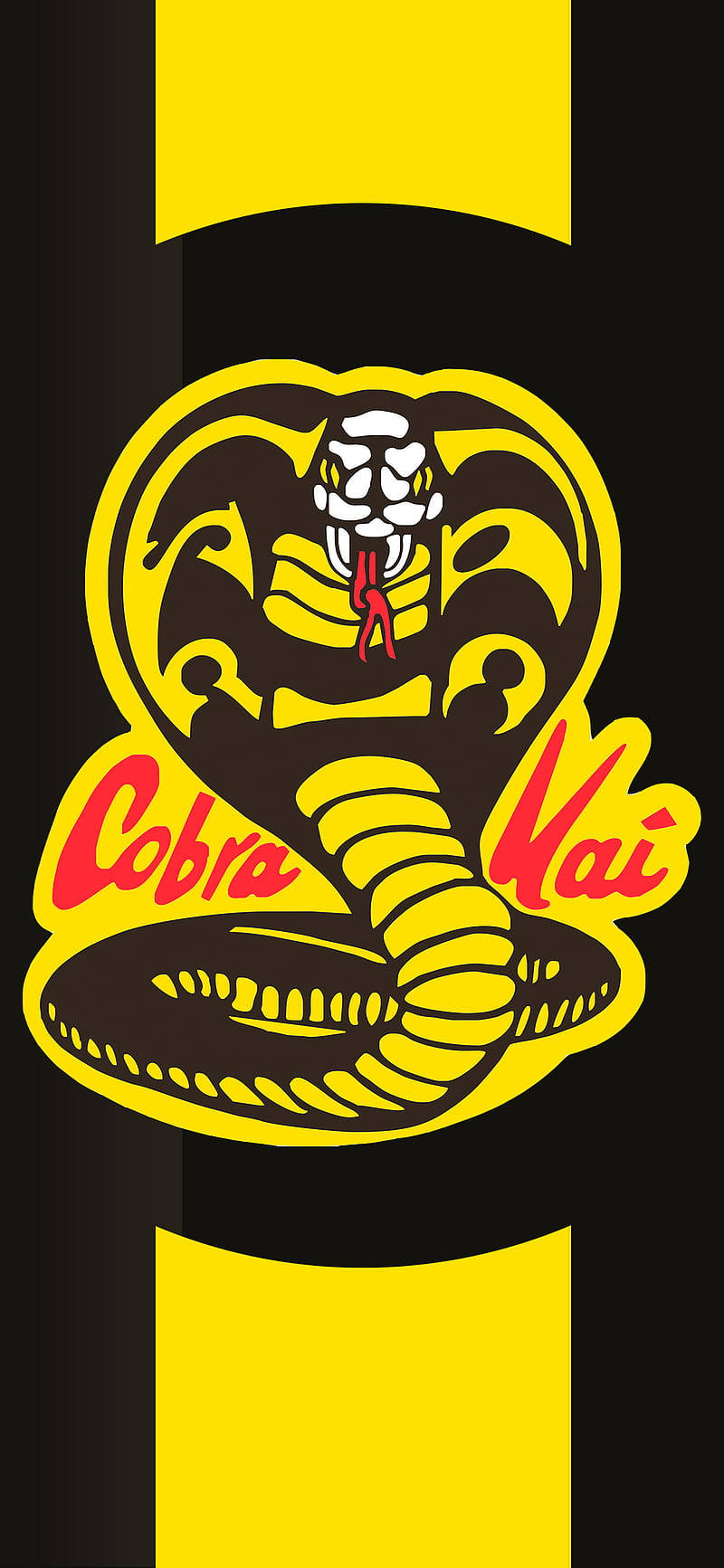 Experience The Power Of The Cobra Kai Brand With The New Cobra Kai Phone Wallpaper