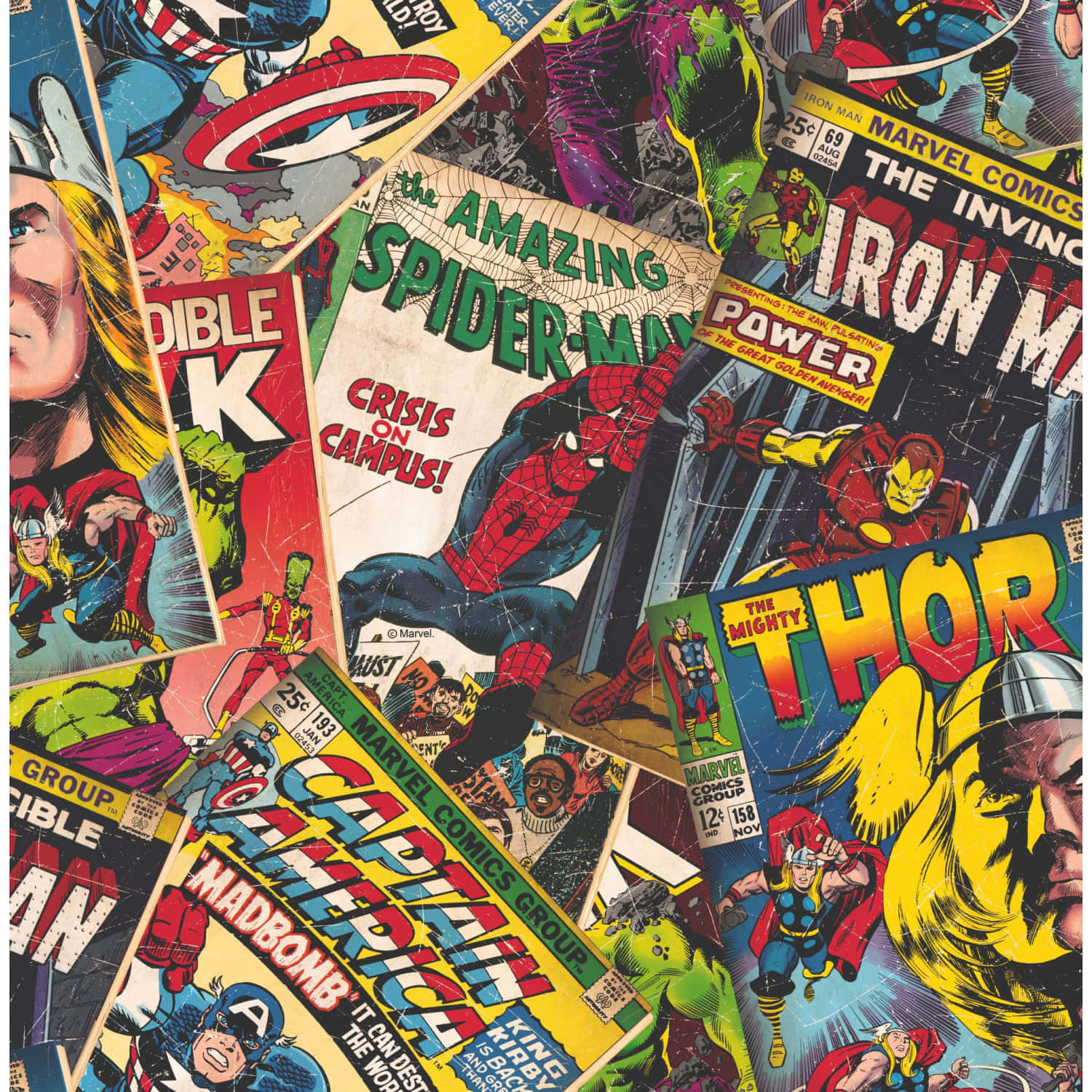 Explore The Exciting World Of Marvel Comics! Wallpaper