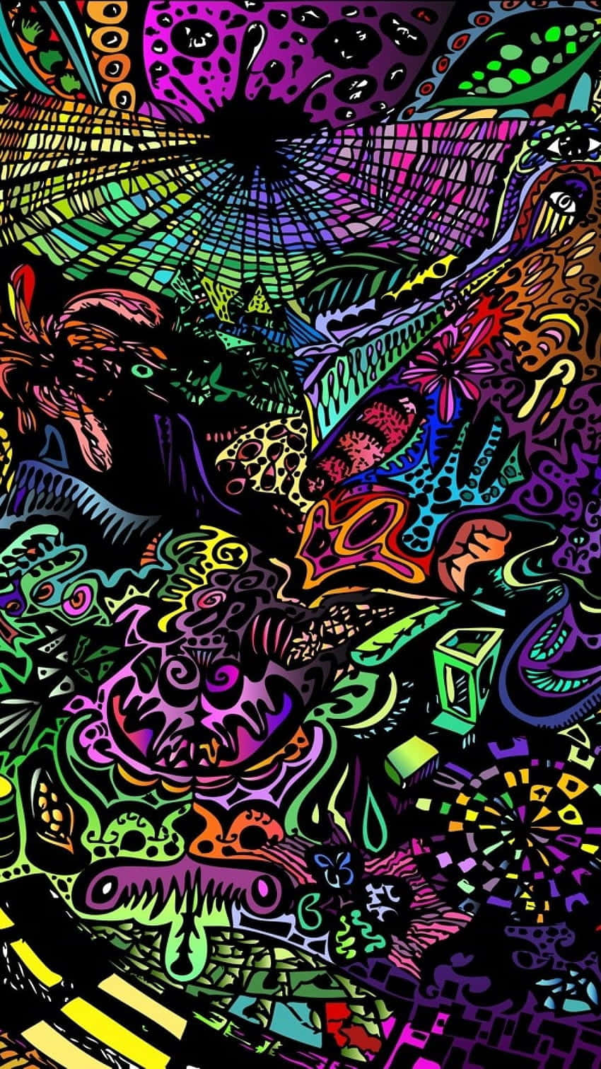 Explore The Far Out Depths Of Your Mind With Trippy Stoner Wallpaper