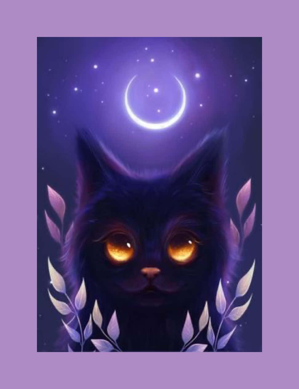 Explore The Magical World Of Cats In Space Wallpaper