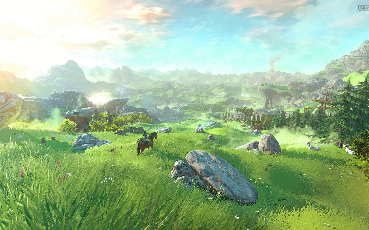 Explore The Magical World Of Hyrule Wallpaper