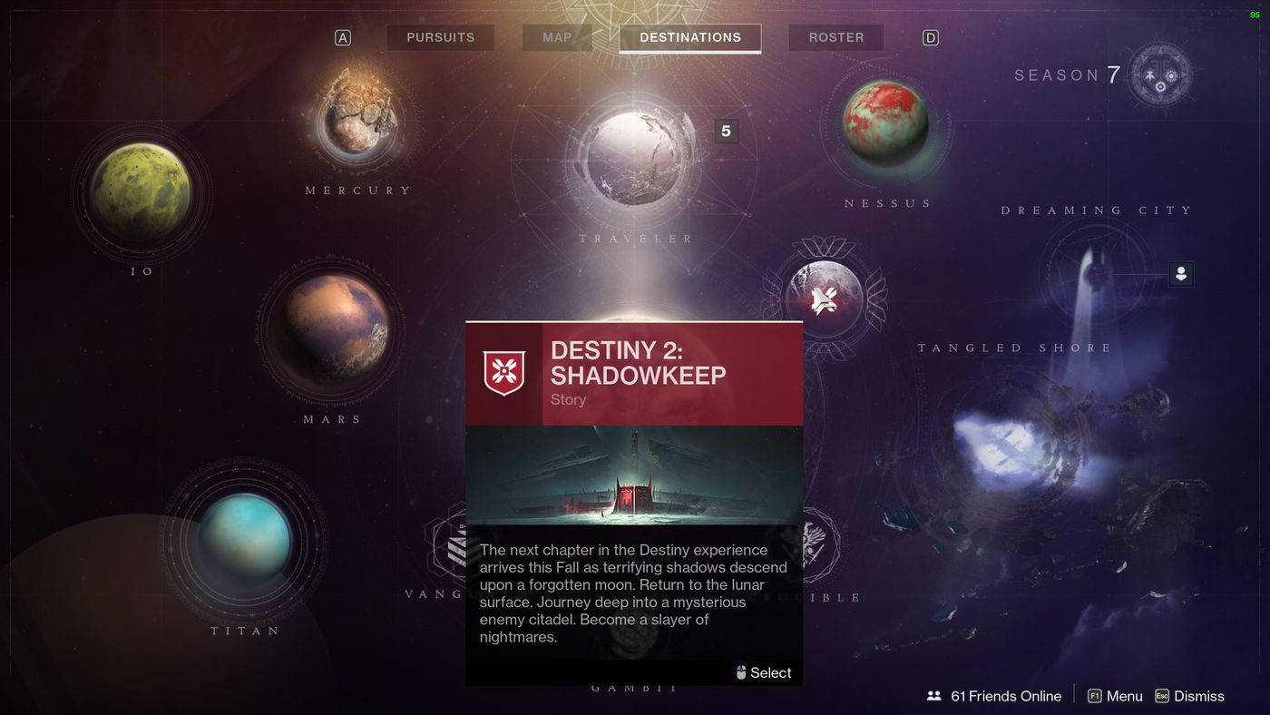 Explore The New World Of Destiny 2: Shadowkeep Wallpaper