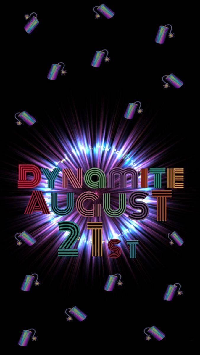 Explosive Bts Dynamite Release Date Wallpaper