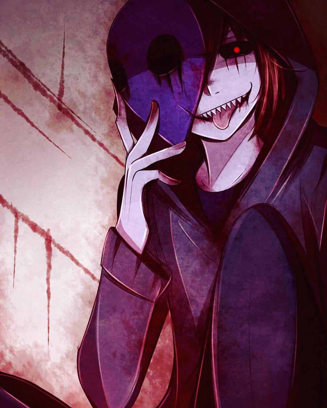 Eyeless Jack Tongue Out Wallpaper